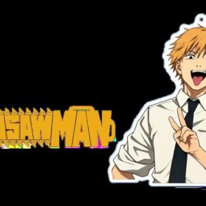 Chainsaw Man: Big Clear Keychain With Stand - Denji / Popular Chainsaw Man Character / SEGA Officially Licensed