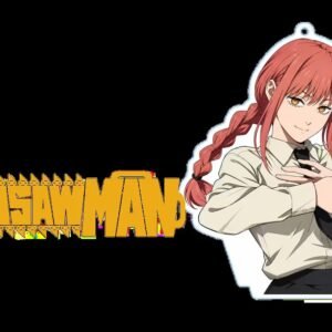 Chainsaw Man: Big Clear Keychain With Stand - Makima / Popular Chainsaw Man Character / SEGA Officially Licensed