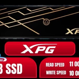 ADATA XPG MARS 970 PLUS 2TB PCIe Gen5 x4 NVMe SSD / M.2 2280 / Up to 11000MB/s Read, 10000MB/s Write / PCIe 5.0 / SLC Caching & HMB / LDPC ECC /
