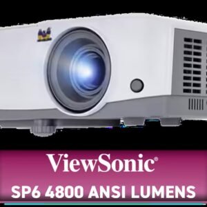 ViewSonic SP6 4800 ANSI Lumens XGA Business Projector / Native Resolution: 1024x768 / SuperColor™ Technology / SP6