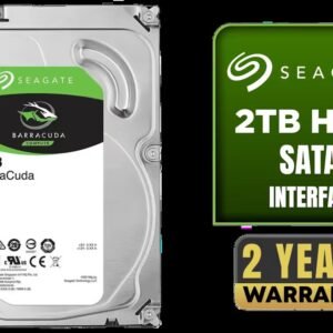 Seagate BarraCuda 2TB Internal Hard Drive HDD / 3.5 Inch SATA 6Gb/s 7200 RPM 256MB Cache