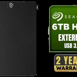 Seagate 6TB 3.5\" Expansion Desktop External Hard Drive / USB 3.0 Fast File Transfers / Plug-And-Play Windows Mac Ready / Drag-And-Drop Simple File