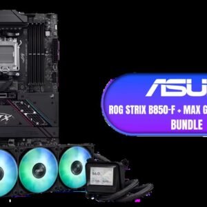 ASUS ROG STRIX B850-F GAMING WIFI + ASUS MAX Gaming LC 360 ARGB Bundle / ASUS ROG Strix B850-F Gaming WiFi AMD AM5 B850 ATX Motherboard 16+2+2