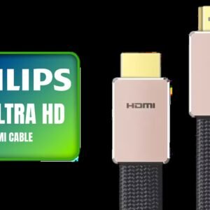 Philips 8K Ultra HD HDMI Cable / 8K UHD 4320p Resolution Support / 48Gbps Ultra High-Speed Bandwidth / eARC 192kHz 24-Bit Audio / Dynamic HDR 60Hz 3D
