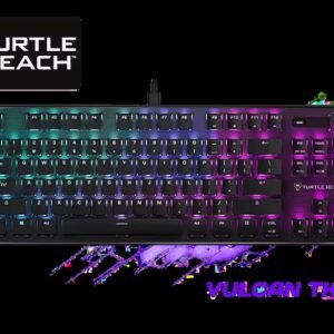 TURTLE BEACH Vulcan TKL AIMO Black US Mechanical Gaming Keyboard / Tenkeyless / TITAN Linear Switches / Detachable USB-C / On-Board Tournament
