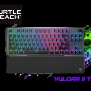 TURTLE BEACH Vulcan II TKL Pro Black US Mechanical Gaming Keyboard / Hall-Effect Magnetic Switches 150M Clicks / Rapid Trigger & Adjustable