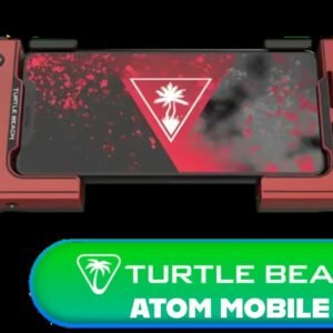 Turtle Beach Atom Mobile Game Controller with Bluetooth for Cloud Gaming on Android Mobile Devices with Compact Shape, Console Style Controls, Low