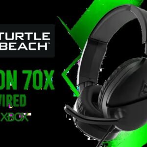 Turtle Beach Recon 70x Gaming Headset - Black for PS5, PS4, Xbox Series X, Xbox Series S, Xbox One, Nintendo Switch, Mobile, & PC with 3.5mm /