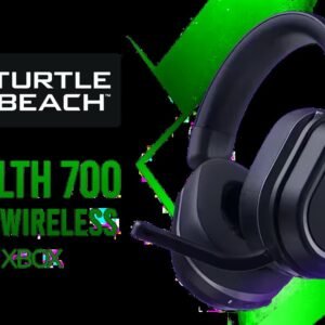 Turtle Beach Stealth 700 (Gen 3) Wireless Headset -Xbox - Black / 60mm Eclipse Dual Drivers / Wireless or Bluetooth Connectivity / Uni-Directional
