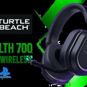 Turtle Beach Stealth 700 (Gen 3) Wireless Headset - PlayStation - Black / 60mm Eclipse Dual Drivers / Wireless or Bluetooth Connectivity /