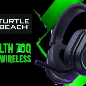 Turtle Beach Stealth 700 (Gen 3) Wireless Headset - PC - Black / 60mm Eclipse Dual Driver Spatial Audio / Simultaneous 2.4GHz And Bluetooth 5.2 / PS5