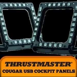 Thrustmaster MFD 2x Multifunctional USB Cockpit Panels / Compatible With All Flight Simulation Games / 48 Programmable Controls / 2 Plexiglas Windows
