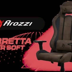Arozzi Torretta Super Soft Upholstery Fabric Gaming Chair, Breathable Fluid-Repellent Ergonomic Office Chair with Adjustable Height, 3D Armrest & 2
