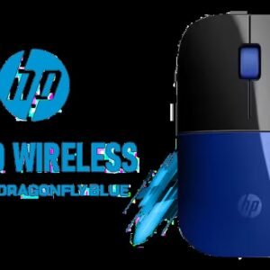 HP Z3700 Wireless Mouse - Black/Dragonfly Blue / Up to 10m Wireless Range / 1200 DPI / 3 Buttons / V0L81AA