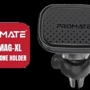 PROMATE VENTMAG-XL SecureGrip™ AC Vent Magnetic Smartphone Holder / Strong Magnetic Mount / Secure AC Vent Grip / Supports iPhone & Most Smartphones