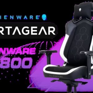 Vertagear Alienware S5800 Ergonomic Gaming Chair - Black/White / VG-S5800_AW