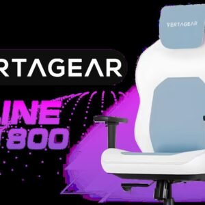 Vertagear Racing Series S-Line SL1800 Office Gaming Chair - White/Blue / VG-SL1800_BL