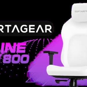 Vertagear Racing Series S-Line SL1800 Office Gaming Chair - White/Black / VG-SL1800_WT