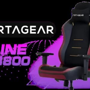 [BLACK/RED] Vertagear Racing Series S-Line SL3800 Gaming Chairs / 100KG Weight Limit /  Easy Assembly / Adjustable Seat Height / VG-SL3800SE_BR