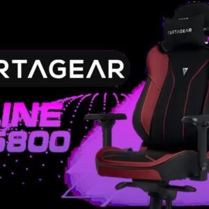 [BLACK/RED] Vertagear Racing Series S-Line SL5800 Gaming Chairs / 113KG Weight Limit /  Easy Assembly / Adjustable Seat Height / VG-SL5800SE_BR