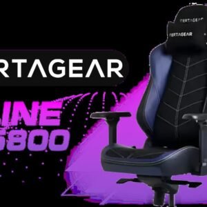 [BLACK/BLUE] Vertagear Racing Series S-Line SL5800 Gaming Chairs / 113KG Weight Limit /  Easy Assembly / Adjustable Seat Height / VG-SL5800SE_MB