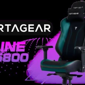 [BLACK/GREEN] Vertagear Racing Series S-Line SL5800 Gaming Chairs / 113KG Weight Limit /  Easy Assembly / Adjustable Seat Height / VG-SL5800SE_MG