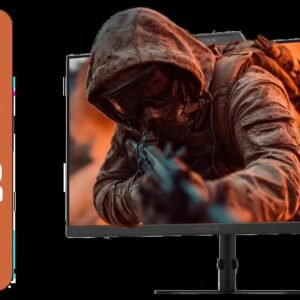 VIEWSONIC 24\" FHD Led Backlit Display / 120Hz Refresh Rate / Windows Hello–Certified 5MP Webcam With privacy cover / Dual Mics & Stereo Speakers /
