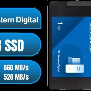 Western Digital Blue SA510 1TB 2.5\" Solid State Drive (SSD) / Superior Performance / Multitasking / WD F.I.T. Lab Certified / WDS100T3B0A