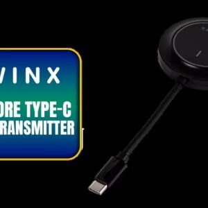 Winx Cast More Type-C Wireless Display Transmitter / Plug-and-Play, No Software Needed / 1080p@60Hz Wireless Type-C Casting / 30-Metre Barrier-Free
