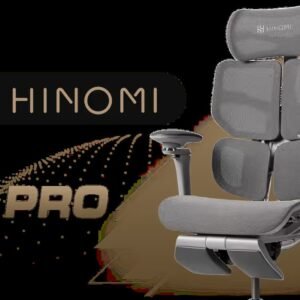 Hinomi X2 Pro Ergonomic Office Chair - Gray/ QuadSync 4-Panel Backrest / Dynamic 3D Lumbar Support / 6D Adjustable Armrests / Customizable Seat