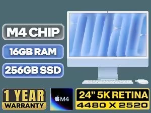 iMac 24" M4 (256GB) - Blue