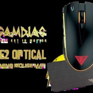 Gamdias ZEUS E2 Optical Gaming Mouse / FREE Included NYX E1 Gaming Mouse Mat / 3200DPI Optical Sensor and switch lifecycle of 3 million clicks /