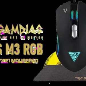 Gamdias ZEUS M3 RGB Optical Gaming Mouse & Mousepad 2 in 1 Combo / FREE Included NYX E1 Gaming Mouse Mat / Efficient Ergonomic Grip Design / Up to
